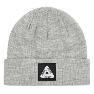 Palace - Tri-Ferg Patch Beanie Grey Marl